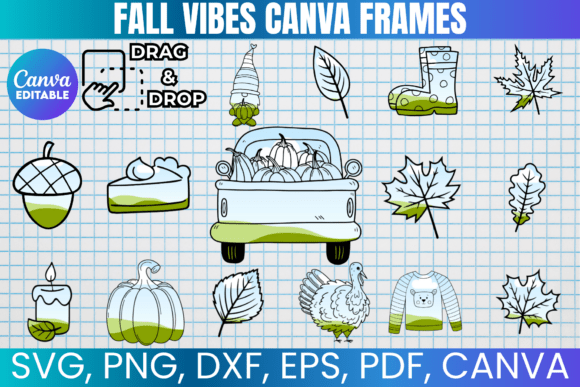 Fall Canva Frames Bundle Review