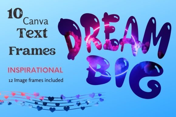 Inspirational Text Image Canva Frames: Graphics for Real Sellers