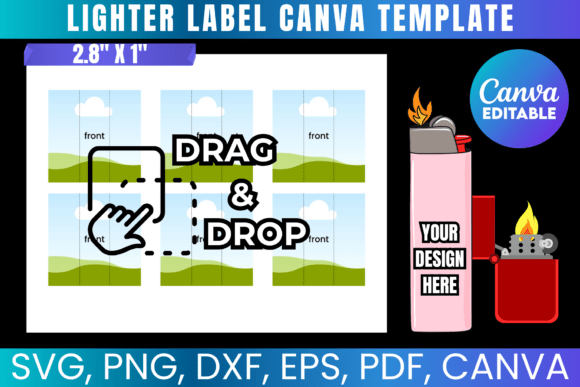 Lighter Wrapper Canva Template: Graphics for Bold, Playful Branding