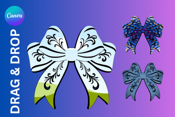 Ornaments Ribbon Coquette Canva Frame