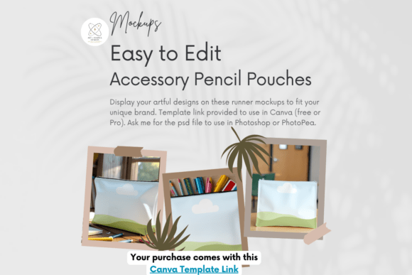 Pen Pencil Pouch for Canva