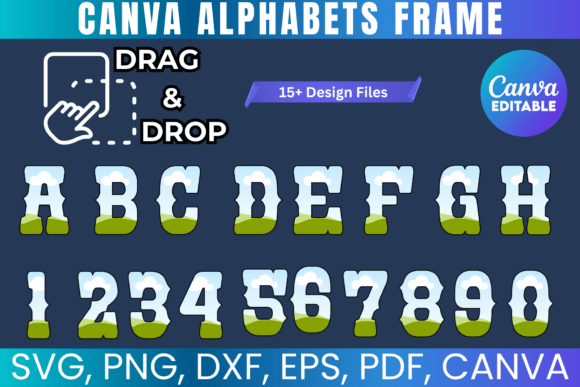 Retro Letters Canva Frame Template: Graphics That Elevate Real Publishing