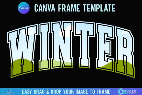 Winter Canva Frame Always Cold Season